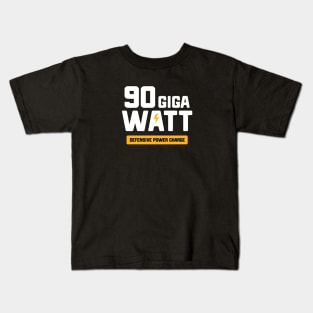 90 GigaWATT Power - Pittsburgh Steelers Kids T-Shirt